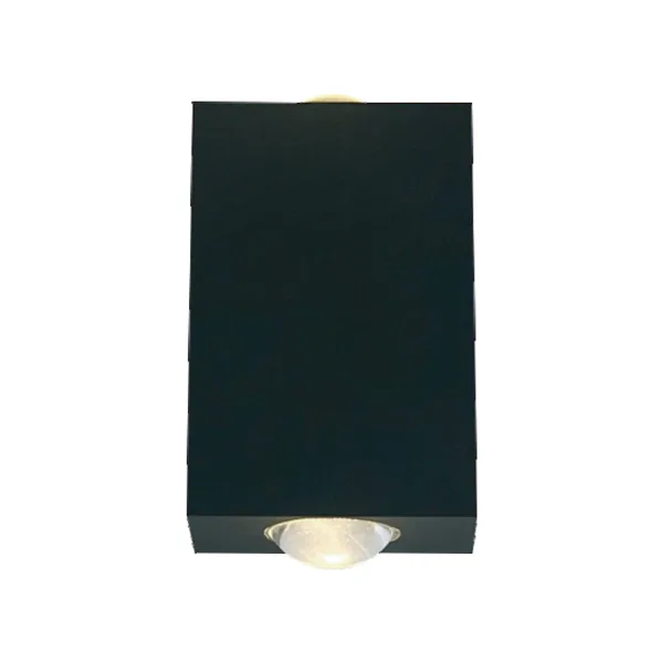 Tronic Black Rectangular Wall Light