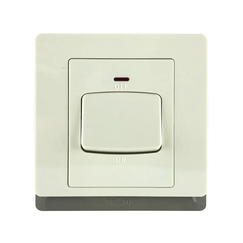 Tronic Ivory Double Pole Switch - 45Amps