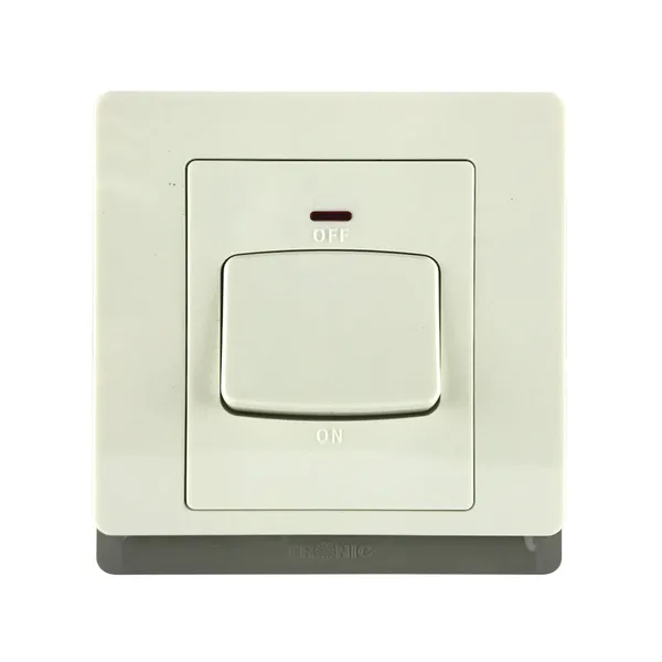 Tronic Ivory Double Pole Switch - 45Amps