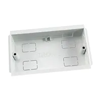 Tronic Compartment PVC Trunking Twin Box 100mmx50mm