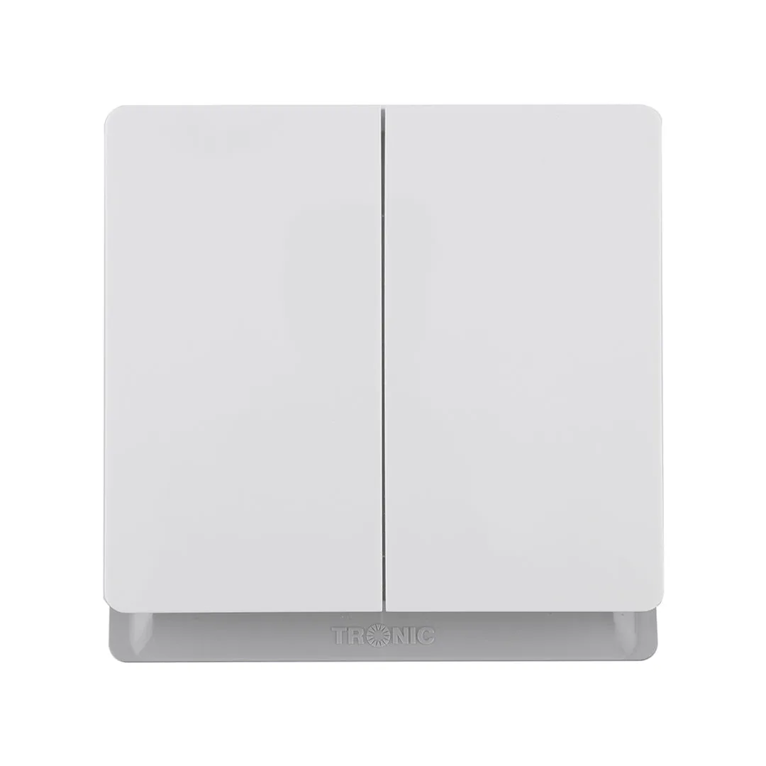 Tronic 2-Gang 2-Way Switch - Ivory