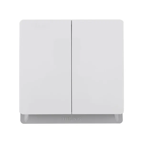 Tronic 2-Gang 2-Way Switch - Ivory