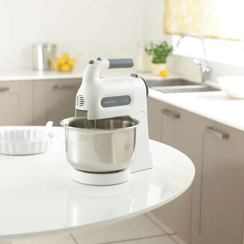 Kenwood Hand Mixer with Bowl 3L 350W 5 Speeds + Pulse 2 Attachments HM680
