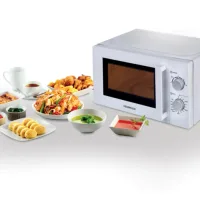 Kenwood Microwave 20l Manual 5 Power Levels 700w Mwm20.000wh - 35 Mins Timer Defrost Settings Glass Turntable 25.5Cm Pull Handle Door
