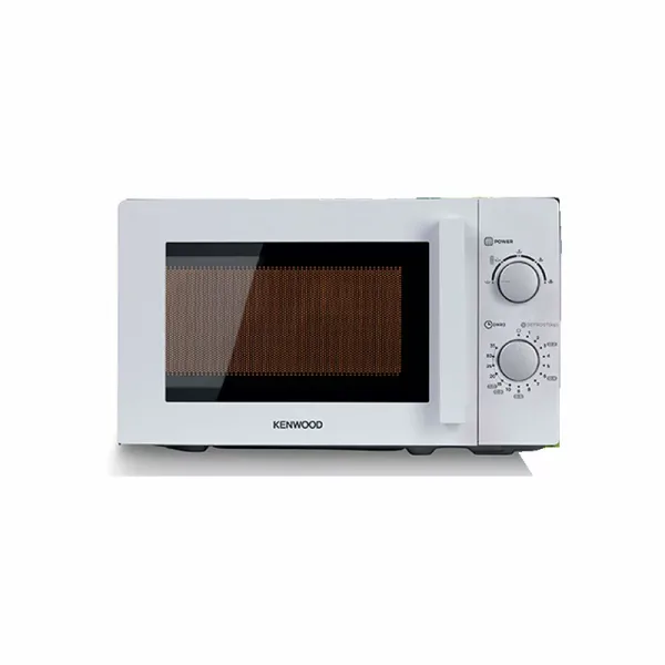 Kenwood Microwave 20l Manual 5 Power Levels 700w Mwm20.000wh - 35 Mins Timer Defrost Settings Glass Turntable 25.5Cm Pull Handle Door
