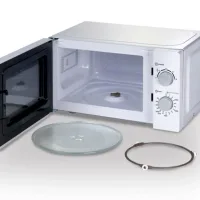 Kenwood Microwave 20l Manual 5 Power Levels 700w Mwm20.000wh - 35 Mins Timer Defrost Settings Glass Turntable 25.5Cm Pull Handle Door