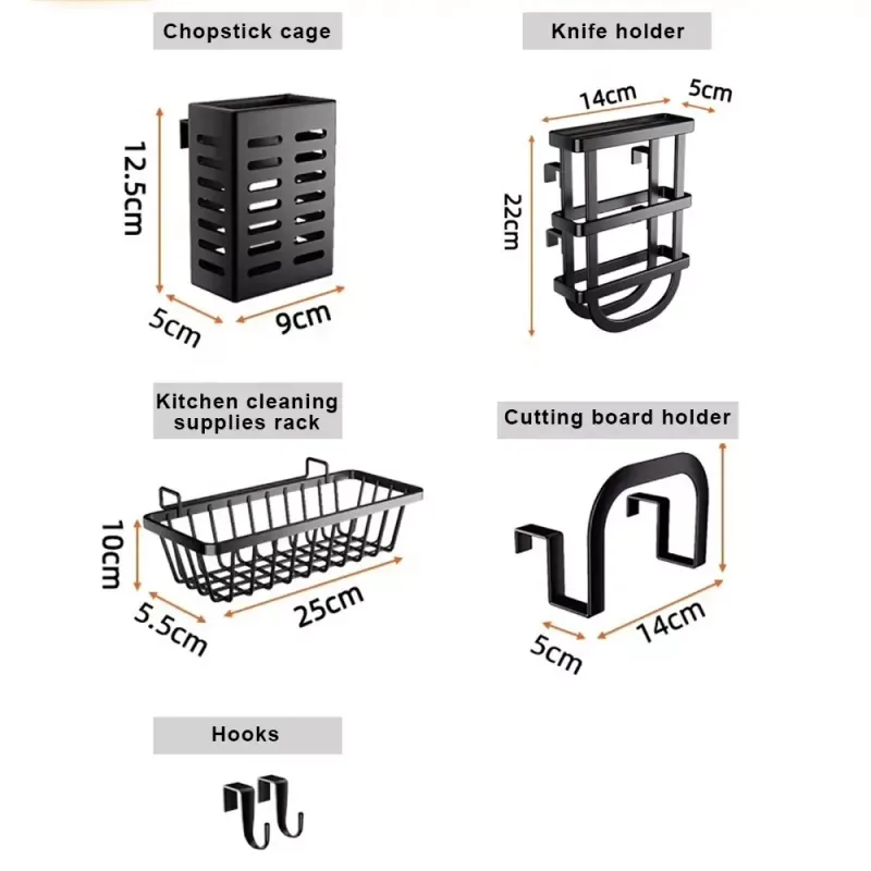 Nadstar Organizer Dish Rack Multi Layer Kitchen Tools Supplies Storage Rack Organizer M30026H