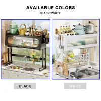 Nadstar Organizer Dish Rack Multi Layer Kitchen Tools Supplies Storage Rack Organizer M30026H