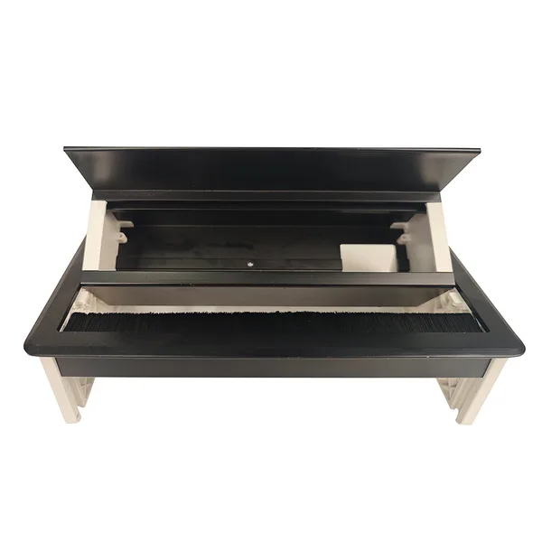 Tronic 8-Way Desktop Socket Box - Empty Housing, 245×153mm