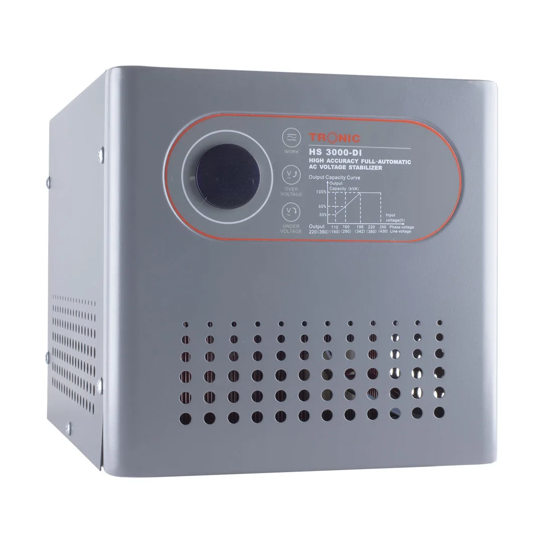 Tronic 3 kVA High-Accuracy Full-Automatic AC Voltage Stabilizer