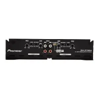 Pioneer Car Amplifier, 4 Channel Bridgeable Amplifier with Bass Boost, Steel Look, High Quality Components, Flexible Sound Tuning GM-E7004