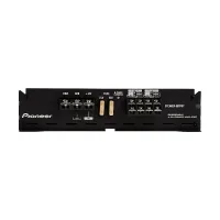 Pioneer Car Amplifier, 4 Channel Bridgeable Amplifier with Bass Boost, Steel Look, High Quality Components, Flexible Sound Tuning GM-E7004