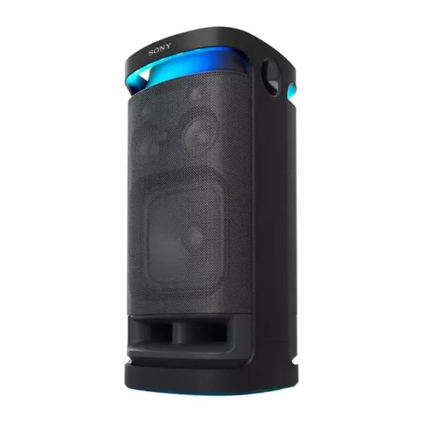 Sony 4 Way Bass Reflex Bluetooth Speaker 100W with Powerful Party Sound, IPX4 Water Resistant Feature, Omnidirectional Party Sound and Lights, 25hrs Battery Life, Top Touch Panel, TV Sound Booster