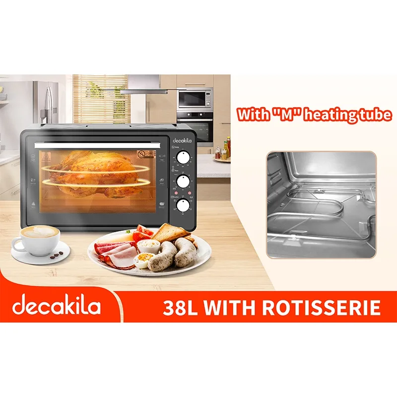 Decakila Toaster Oven 38L 1600W Steel Heating Elements Keev024b
