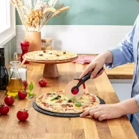 Tefal Ingenio Pizza Cutter Kitchen Tools BPA Free Silicone Safety Ring K2071114