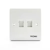 Tronic RJ11 2G Telephone Socket