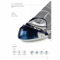Kenwood Steam Iron Station 2600W with 1.8L Water Tank Capacity, Ceramic Soleplate, 180g Shot, Anti Drip, Auto Shut Off, Self Clean Function SSP20.000WB