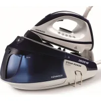 Kenwood Steam Iron Station 2600W with 1.8L Water Tank Capacity, Ceramic Soleplate, 180g Shot, Anti Drip, Auto Shut Off, Self Clean Function SSP20.000WB