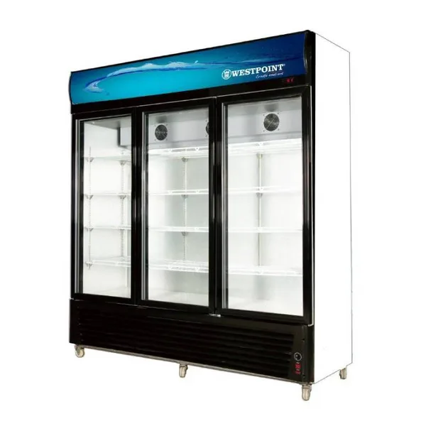 Westpoint Showcase Refrigerator 1320L, Three Sliding Glass Doors, LED Lighting WPFL-13224.CS3