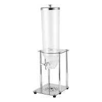 Commercial Electric Single Cereal Dispenser 3.5L, Transparent PC Container, Stainless Steel Base WG-SS3.5L