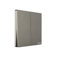 Tronic Grey Two Gang Two Way Switch