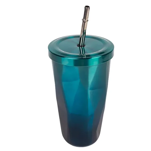 Nadstar Travel Mug 600ML With Lid & Straw Travel Coffee Mug Reusable Cup with Leakproof Lid 35052-16