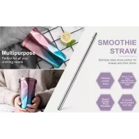 Nadstar Travel Mug 600ML With Lid & Straw Travel Coffee Mug Reusable Cup with Leakproof Lid 35052-16