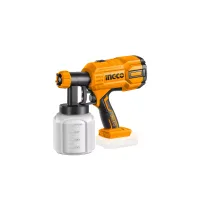 Ingco Cordless Spray Gun Lithium-ion 800ml/min 20V with 2pcs Copper Nozzle CSGLI2003
