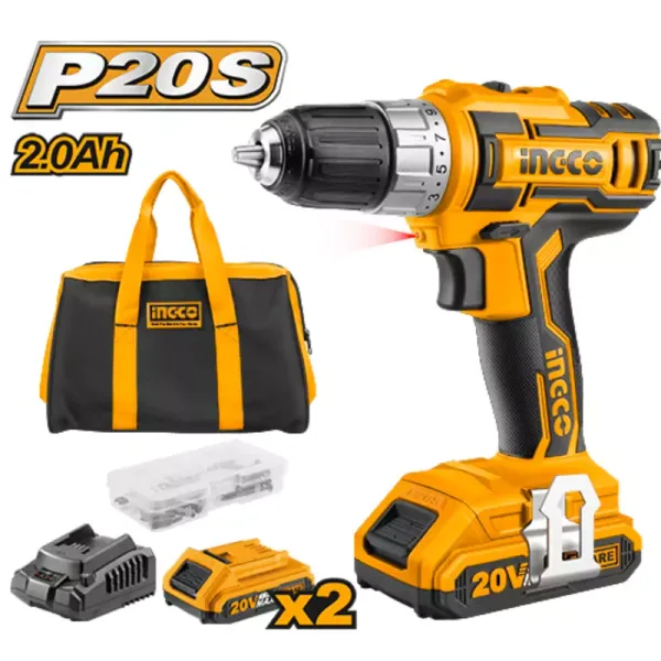 Ingco Lithium-Ion Cordless Drill 20V CDLI2002