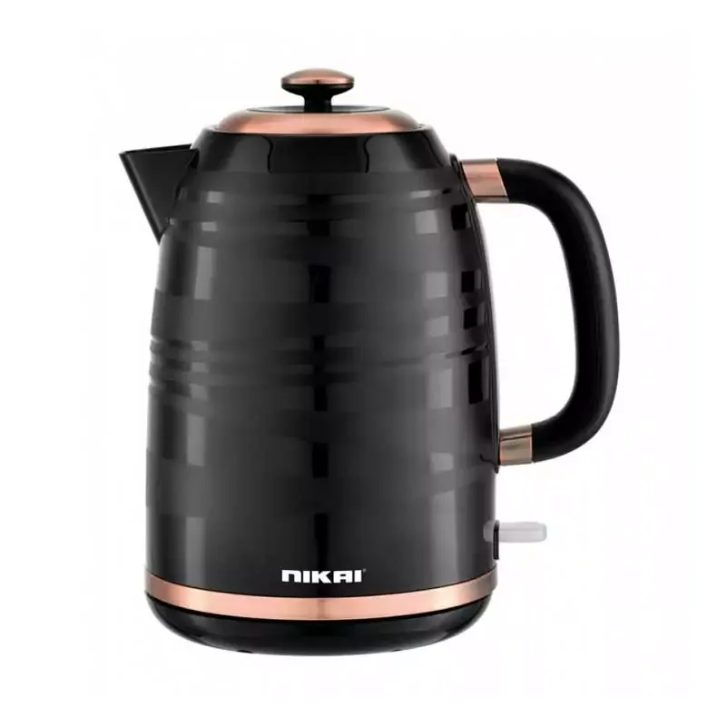 Nikai Jug Kettle 1.7L Plastic With Water Guage 2200W NK244P Automatic Shut Off Boil Dry Protection With Indicator Light Removable Filter Net