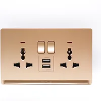 Tronic Universal Twin Socket with USB