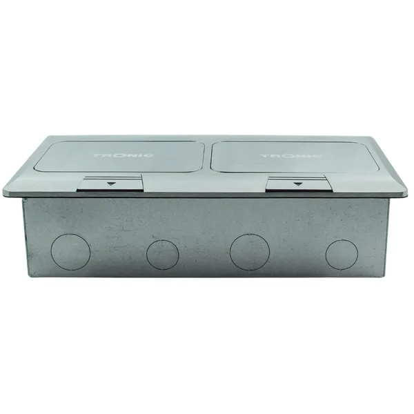 Tronic Dual Pop-Up Floor Socket with RJ45 & RJ11 Ports