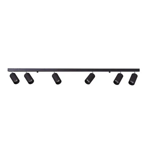 Tronic Spotlight Six Light Black Bar