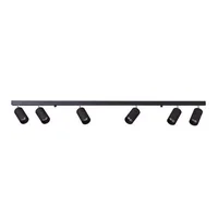 Tronic Spotlight Six Light Black Bar