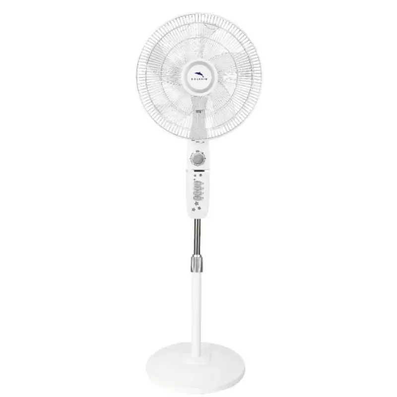 Dolphin Stand Fan w/Timer & Speed Plastic Blade 1850