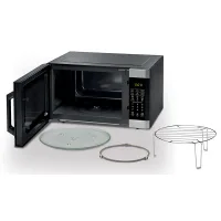 Kenwood Microwave 42l Digital 11 Power Levels 1100w Mwm42.000bk - 99 Mins Timer Defrost Settings Glass Turntable 34.5Cm Pull Handle Door