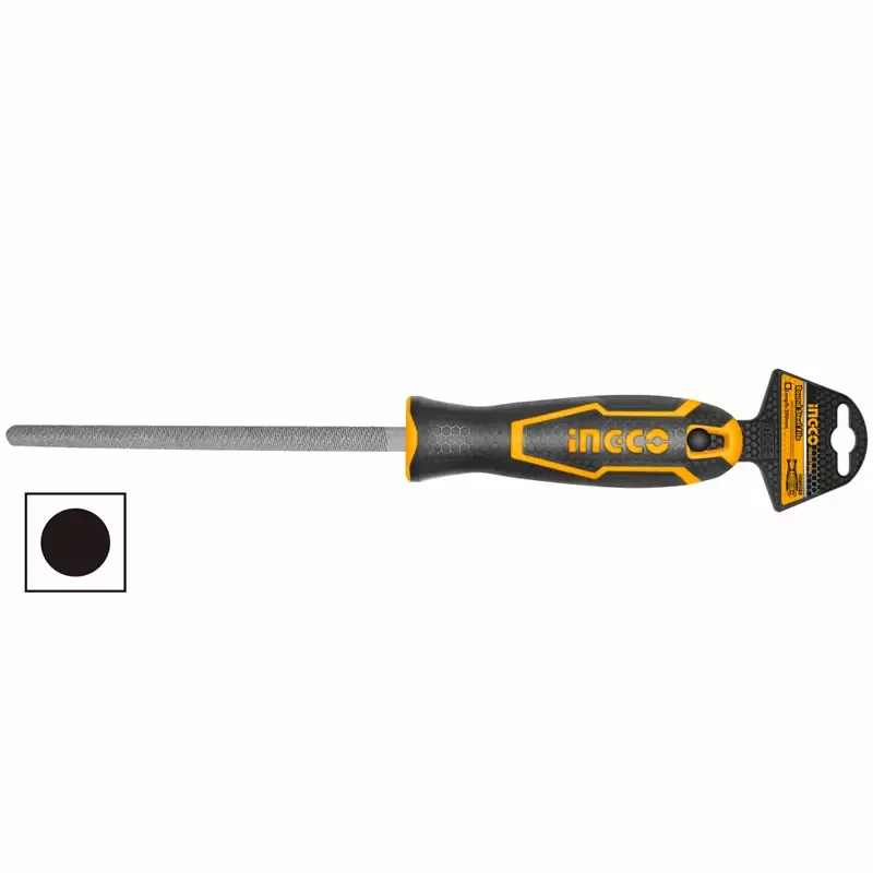 Ingco Steel File Round 200mm HSRF088