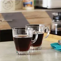 Ocean Mug 6pcs Caffe Americano 355ml � Elegant Glass Mugs for Coffee, Tea & Hot Beverages 3P0244006G0003