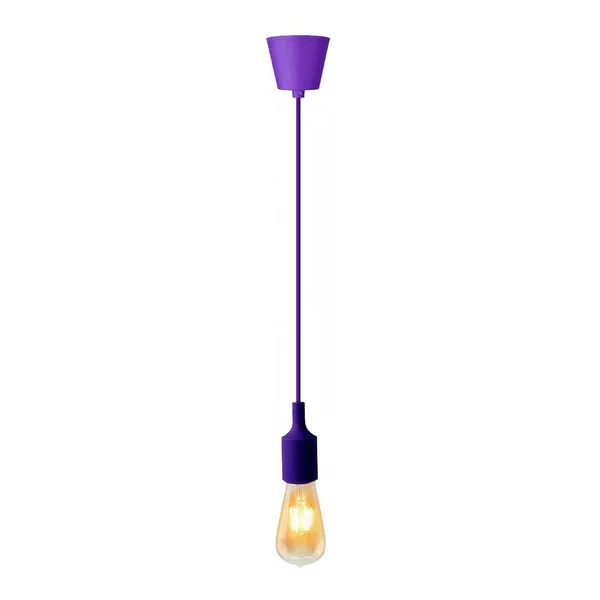 Tronic Hanging E27(Screw) Pendant Holder - Purple