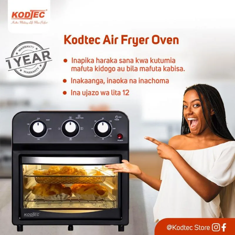 Kodtec Air Fryer Oven 12L 1500W KT-3612AFO 2 Kodtec Air Fryer Oven 12L 1500W KT-3612AFO