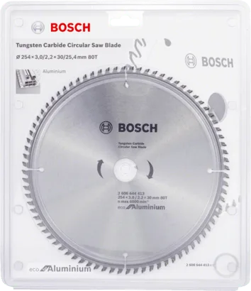 Bosch Eco Line Circular Saw Blade Aluminum 254mm 80 Teeth 2608644413 2 Bosch Eco Line Circular Saw Blade Aluminum 254mm 80 Teeth 2608644413