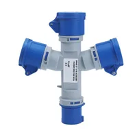 Tronic Industrial Plug and Socket 3-Pin 3 Way 16Amps