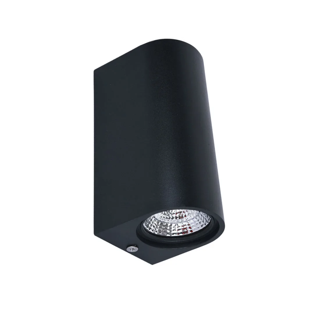 Tronic Black Up & Down COB Wall Light