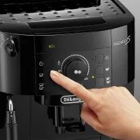 Delonghi Magnifica Start Bean-to-Cup Coffee Machine, Adjustable Grinder, 15-Bar Pressure, Black ECAM12.121.B