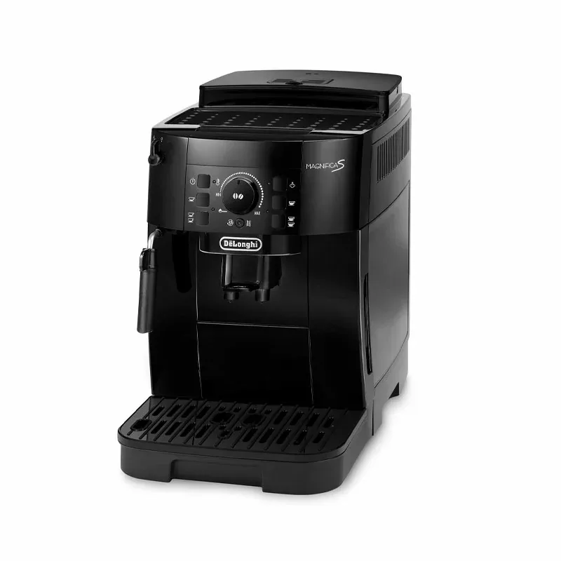Delonghi Magnifica Start Bean-to-Cup Coffee Machine, Adjustable Grinder, 15-Bar Pressure, Black ECAM12.121.B