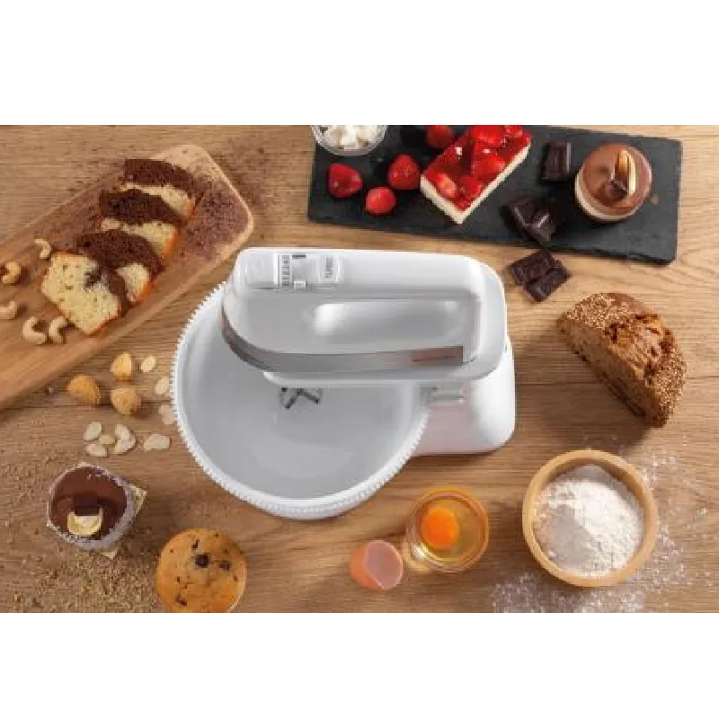 Hisense Hand & Stand Mixer 3L Bowl, 500W, 5 Speeds, Plastic & Metal Construction HM500DCS