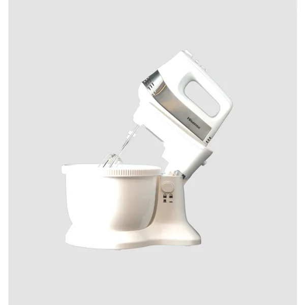 Hisense Hand & Stand Mixer 3L Bowl, 500W, 5 Speeds, Plastic & Metal Construction HM500DCS