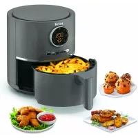 Tefal Air Fryer Digital 4.2L, 500W, 8 Preset Programs, Fast No-Preheat Cooking, Up to 200°C Temperature Control EY111B40