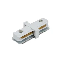 Tronic White Tracklight Connector with 2 Wires