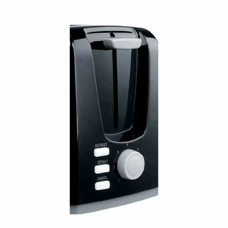 Nikai Toaster 2 Slice Browning Control 750W NBT555S1 Stainless Steel Panel On Plastic Housing With Cancel, Defrost And Reheat Functions Detachable Drip Tray